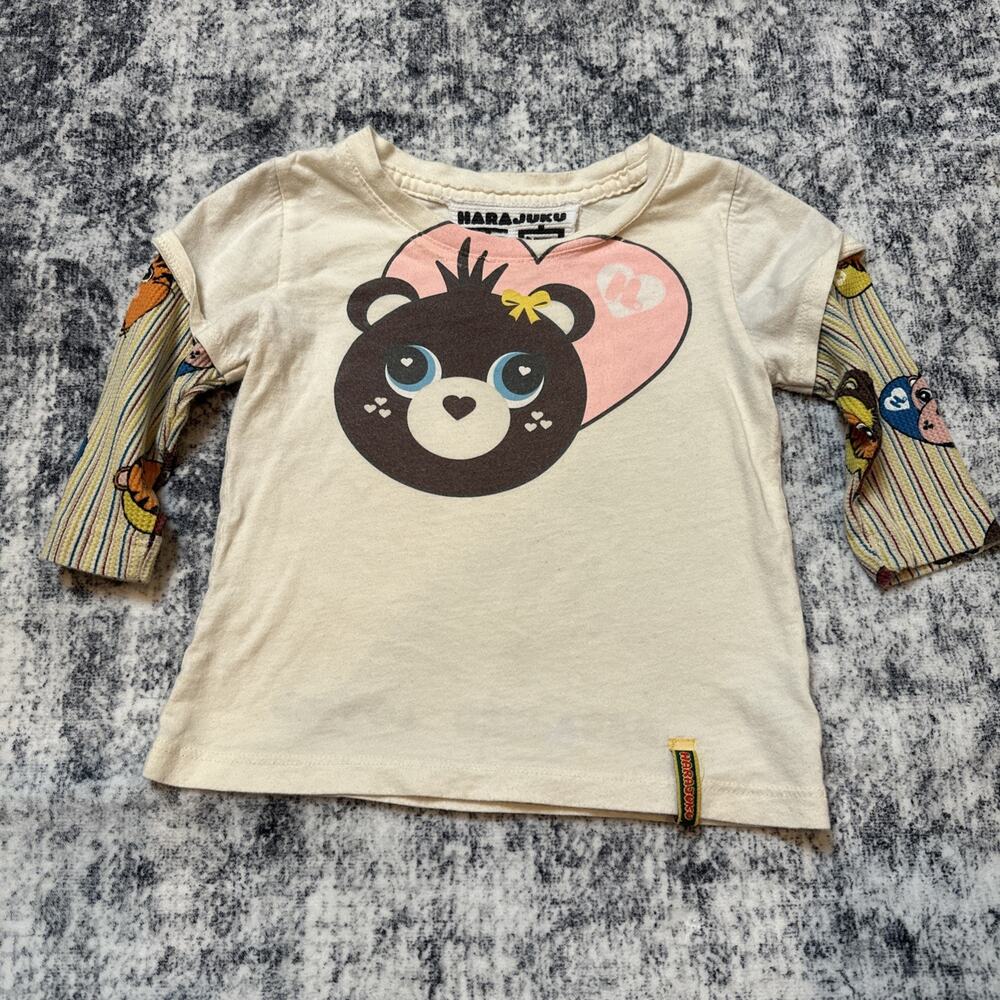 12M Baby Gwen Stefani Harajuku Lovers Top No Doubt Long Sleeve Shirt Bear Circus
